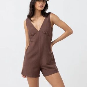 Rhythm Brown Romper